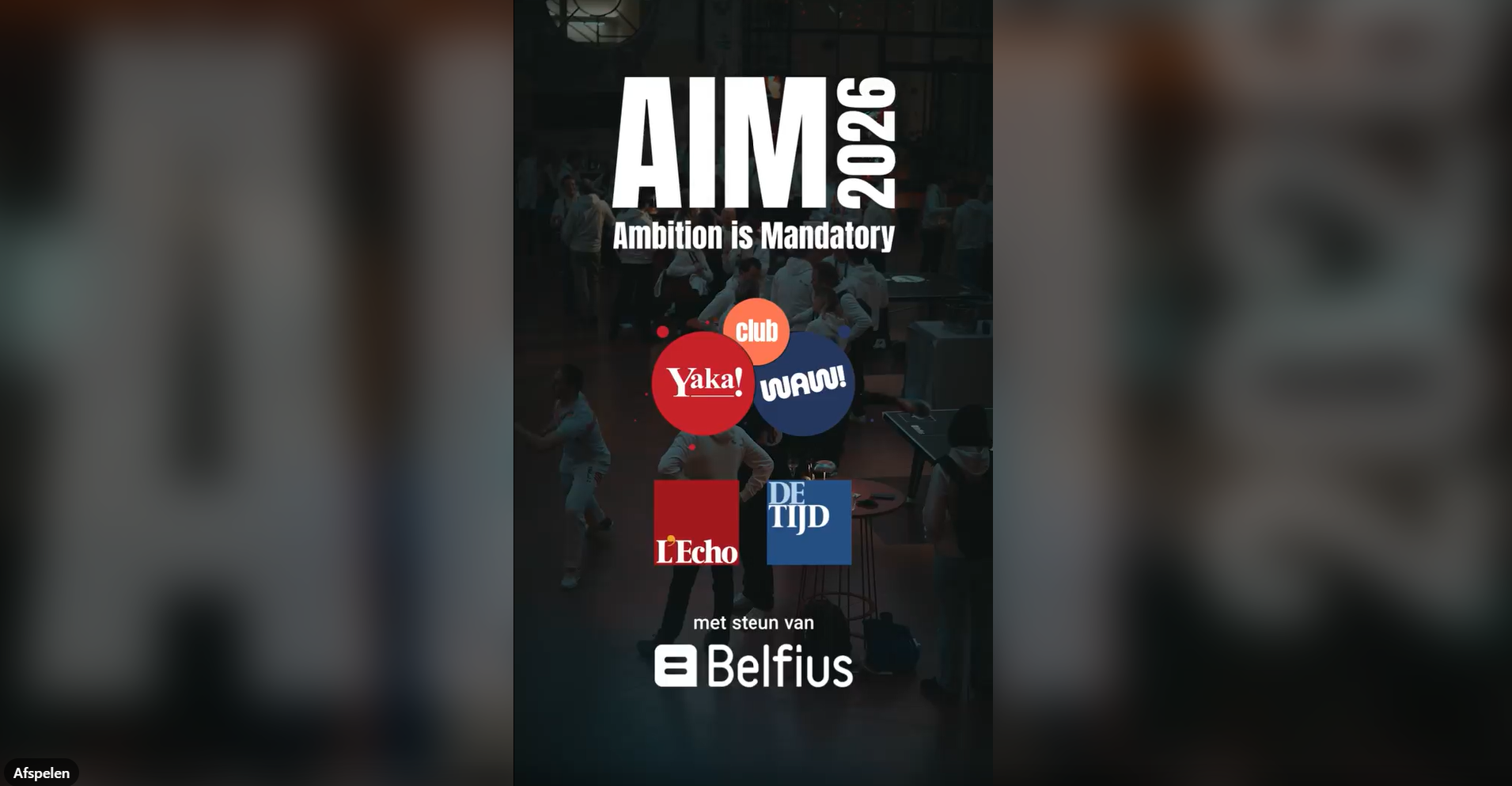 AIM2026: Ambition is Mandatory in het Wintercircus te Gent